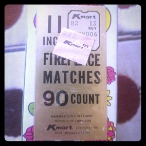 1982 Fireplace matches !!!